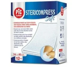 Pic Garza TNT 36X40cm 12 Pezzi Garze Sterili di Qualità