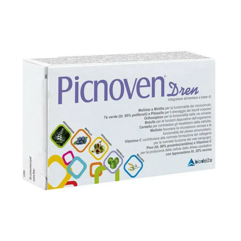 Picnoven Dren utile per la funzionalità del microcircolo 100 compresse