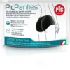 PicPanties Slip Lavabile per Perdite Urinarie Donna Livello 2 Nero Taglia M