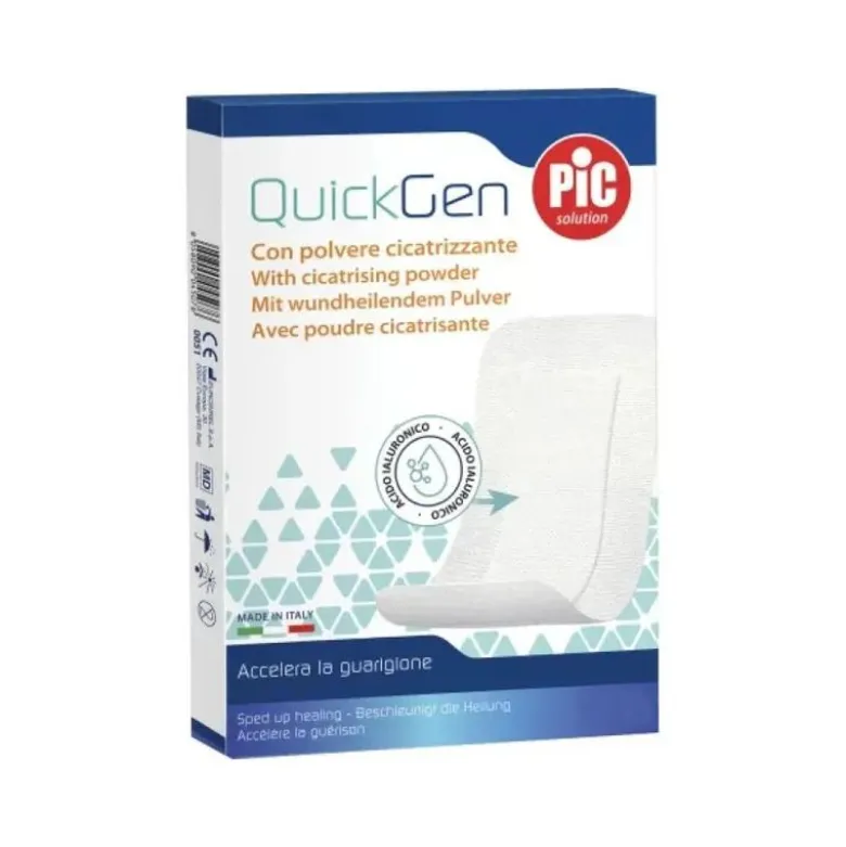 Pic Quickgen cerotto cicatrizzante 10x7.5cm 5 pezzi