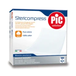 Pic Stericompress compresse di garza sterile 100 pezzi 10x10cm