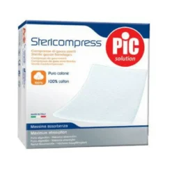 Pic Stericompress Garza Sterili 36x40cm 12 Pezzi Sicurezza