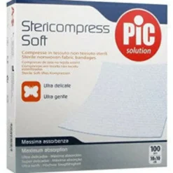 Pic Stericompress Soft Garza TNT 10x10cm 100 Pezzi Sterili