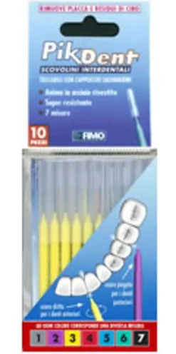PikDent scovolini interdentali 10 pezzi 0,6mm