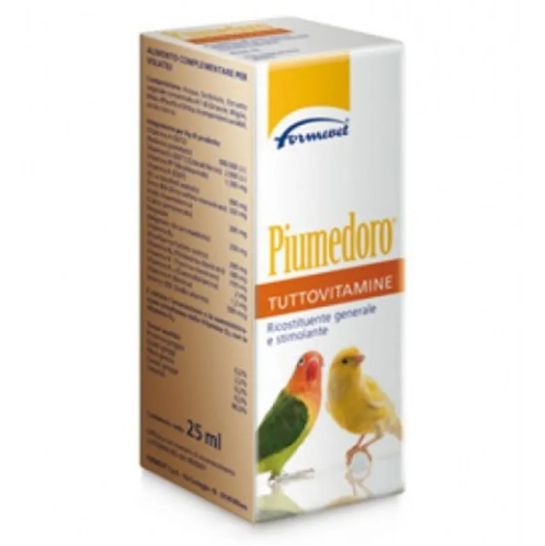 Piumedoro Tuttovitamine alimento complementare per volatili 25ml