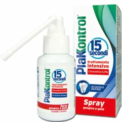 Plakkontrol 15 Secondi collutorio spray trattamento intensivo 50ml