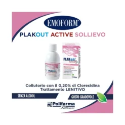 Plakout Active Sollievo Collutorio antiplacca 200ml