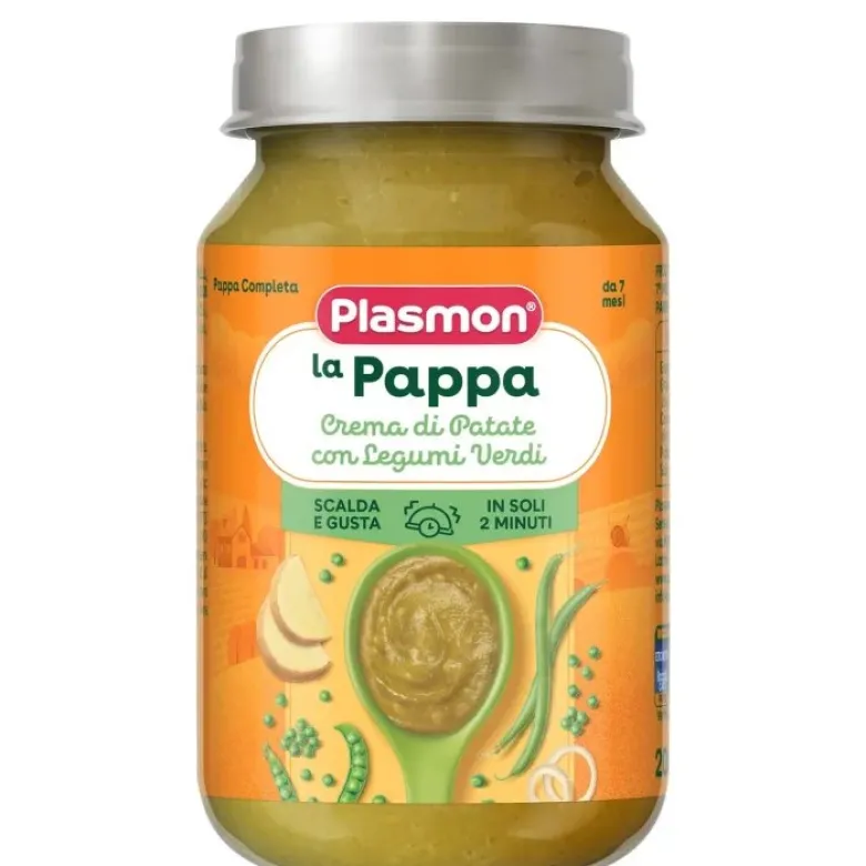 Plasmon La Pappa Crema Di Patate Con Legumi Verdi 200g 7Mesi+