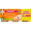 Plasmon Omogeneizzato Banana Mela Biscotto Miele 3x120g
