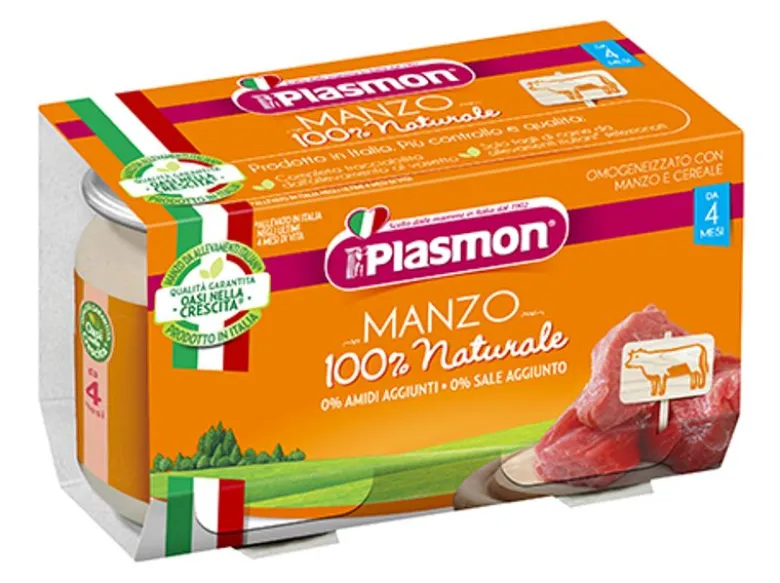 Plasmon omogeneizzato manzo 2x80g