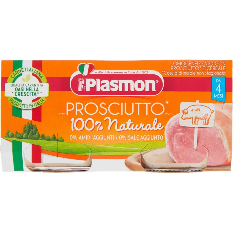 Plasmon omogeneizzato prosciutto cotto 2x80g