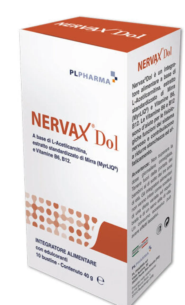 PL Pharma Nervax Dol utile a ridurre stanchezza e affaticamento 10 bustine