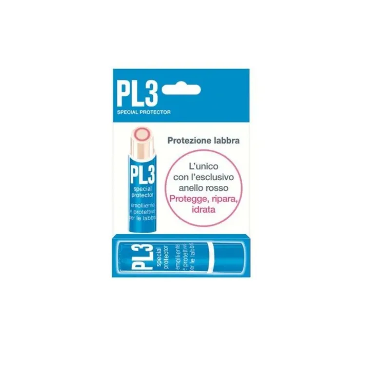 PL3 Stick Special Protector emolliente e protettivo per le labbra 5g + astuccio