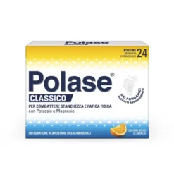 Polase Classico Magnesio E Potassio Integratore Alimentare Sali Minerali Gusto Arancia 24 Bustine