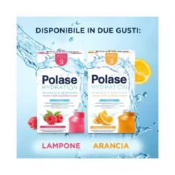 Polase Hydration Integratore Alimentare Magnesio/Potassio Sali Minerali Vitamina C Arancia 12 Stick