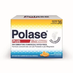 Polase Plus Più Magnesio Potassio Integratore Alimentare Sali Minerali Arancia/Mandarino 36 Bustine