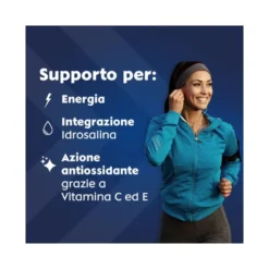Polase Sport Magnesio Potassio Integratore Alimentare Sali Minerali Vitamina E/Vitamina C 10 Bustine