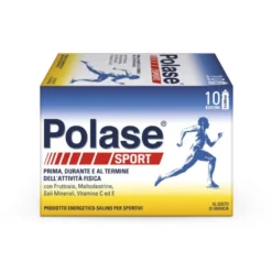 Polase Sport Magnesio Potassio Integratore Alimentare Sali Minerali Vitamina E/Vitamina C 10 Bustine