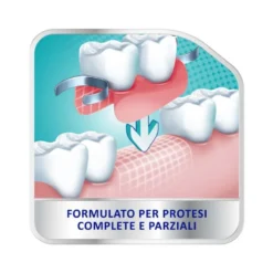 Polident Adesivo Per Protesi Dentale Tenuta Giornaliera Gusto Neutro 40 g