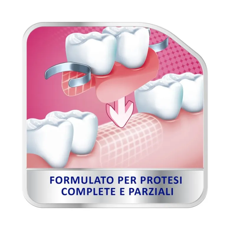 Polident Fissativo Lunga Tenuta Adesivo Per Protesi Dentale Tenuta Giornaliera Gusto Menta 70g