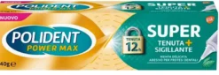 Polident Super Tenuta + Sigillante Menta Delicata Adesivo Protesi Dentarie