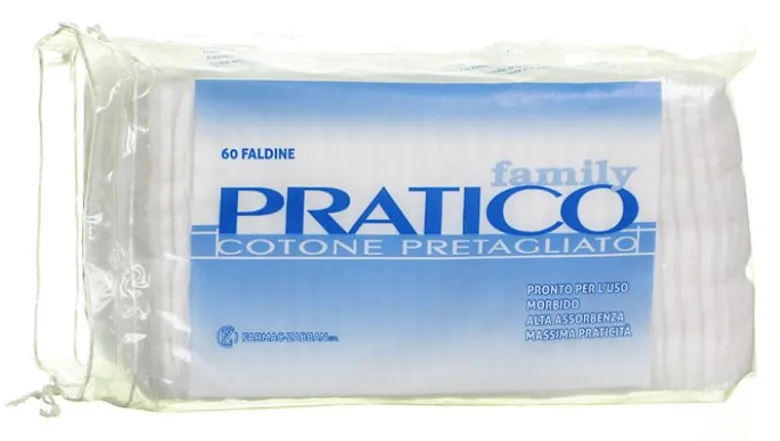 Pratico family Cotone pretagliato 60 faldine