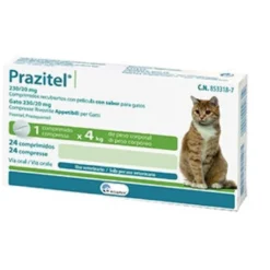 Prazitel per Gatti 230mg+20mg 24 Compresse Rivestite