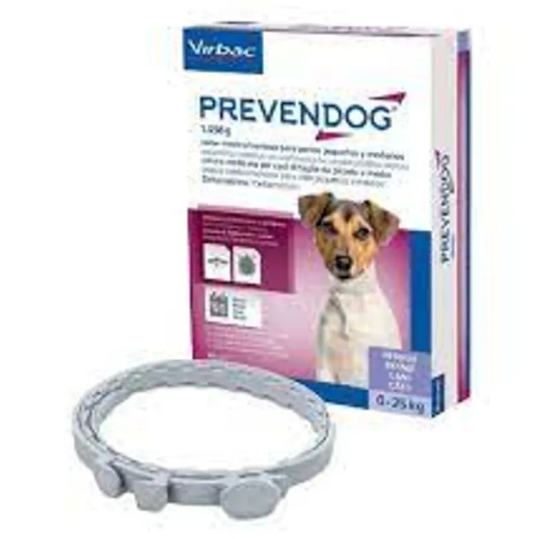 Prevendog 2 Collari Medicati 26,4g (60cm) Cani Taglia Piccola/Media 0-25kg