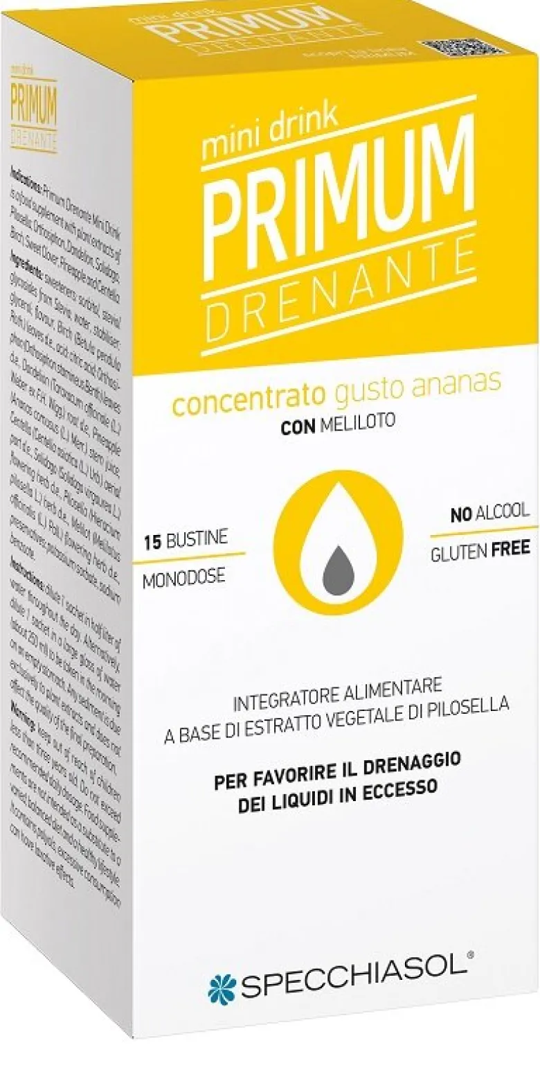 Primum Drenante Mini Drink Ananas 15 Bustine