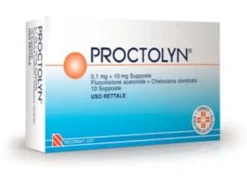 Proctolyn emorroidi 10 Supposte 0,1mg + 10mg
