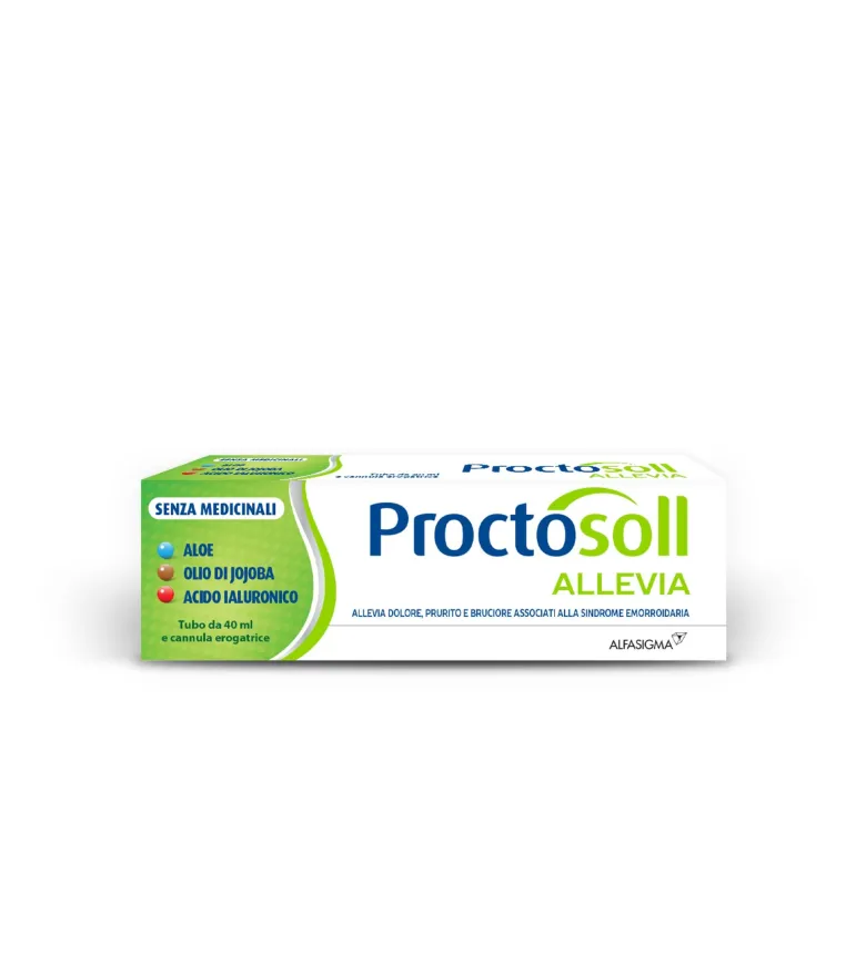 Proctosol Gel Allevia prurito e bruciore della sindrome emorroidaria 40ml