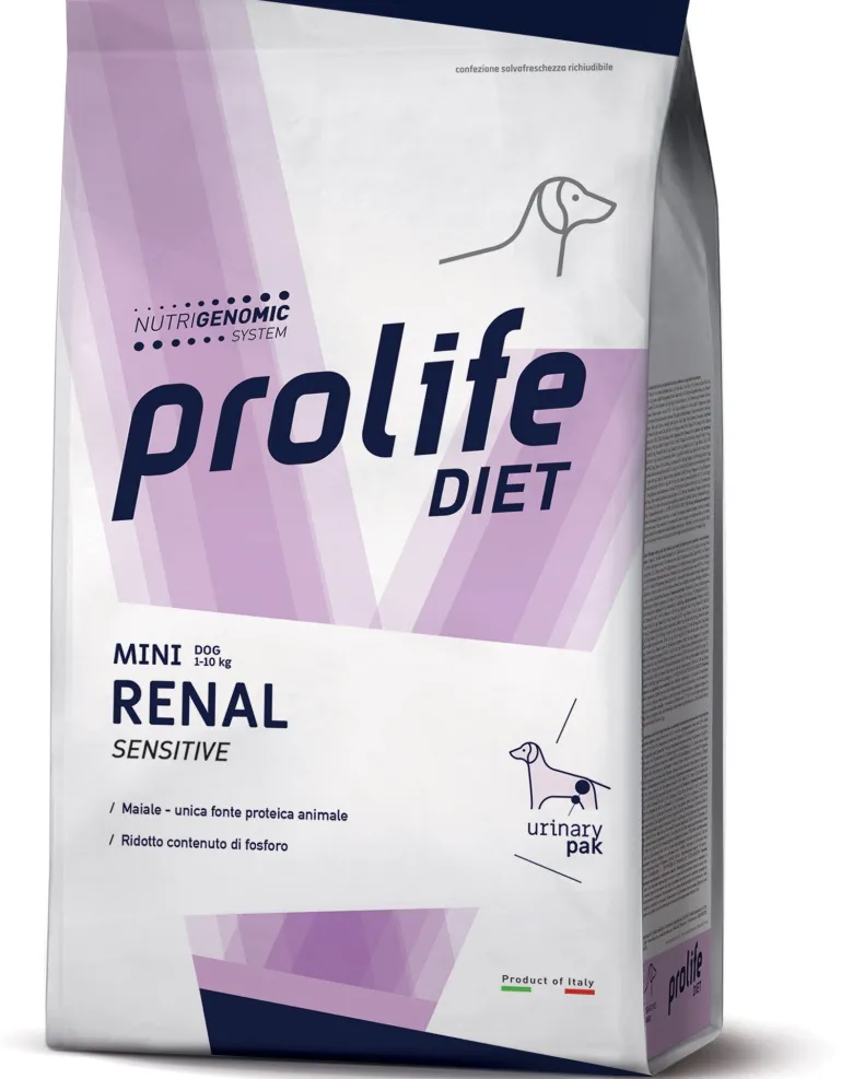 Prolife Dog Diet Renal Sensitive Cibo SeccoPer Cani Taglia Mini Sacco 1,5kg