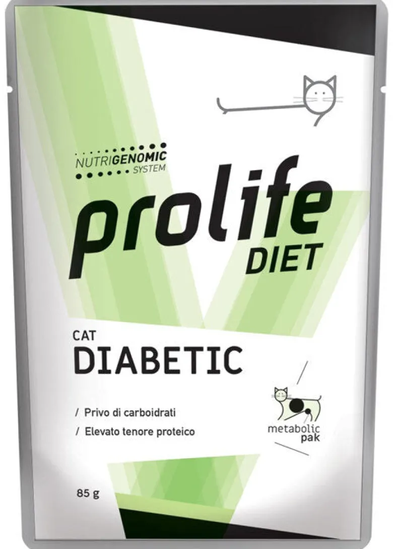 Prolife Veterinary Diabetic Cibo Umido Per Gatti Bustina 85g