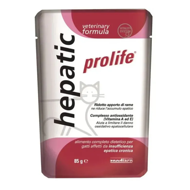 Prolife Veterinary Formula Hepatic Cibo Umido Per Gatti Bustina 85g