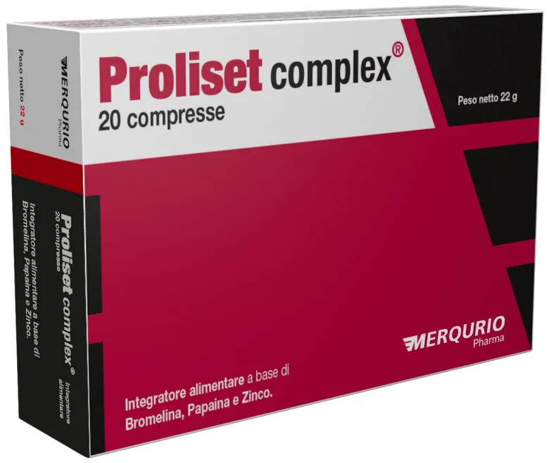 Proliset complex benessere digestione/antiossidante/antiinfiammatorio 20 compresse