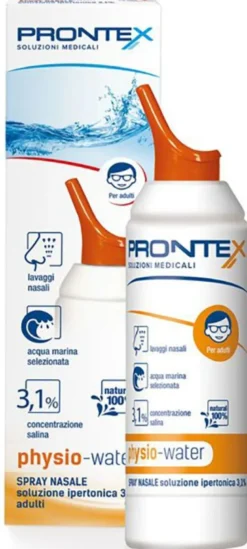 Prontex Physio-Water Soluzione Ipertonica 3,1% Spray Nasale Adulti 100ml
