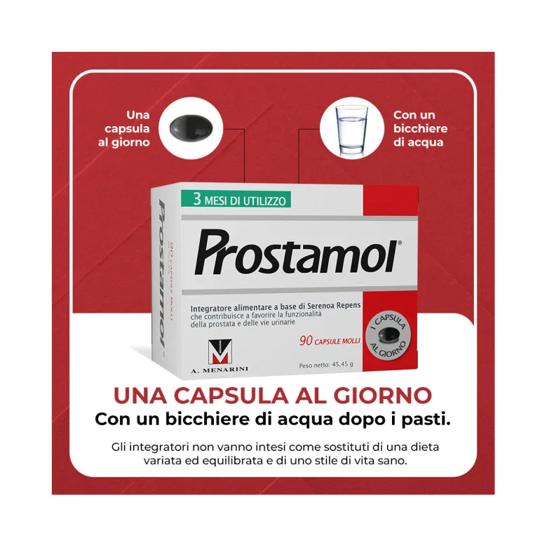 Prostamol benessere della prostata e delle vie urinarie 90 capsule