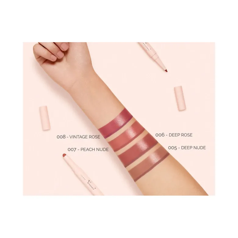 Pupa Vamp! Creamy Duo Matita Labbra Contouring & Rossetto Brillante 008 Vintage Rose