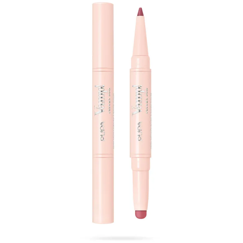 Pupa Vamp! Creamy Duo Matita Labbra Contouring & Rossetto Brillante 008 Vintage Rose