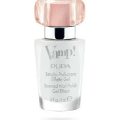 Pupa Vamp! Smalto Profumato Effetto Gel 101 Delicate White 9ml