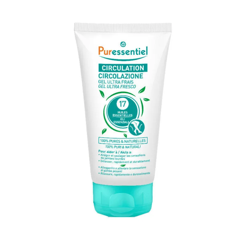 Puressentiel circolazione gel ultra fresco per gambe pesanti 125ml