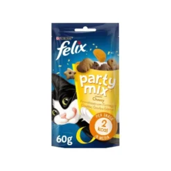 Purina Felix Party Mix Cheezy Ai Formaggi Snack Gatti Adulti Busta 60g