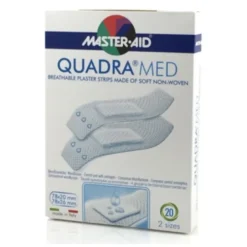 QuadraMed cerotti dermoattivi ipoallergenici 20 strip 2 formati