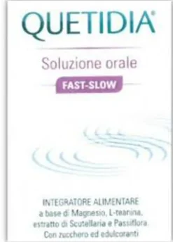 Quetidia Soluzione Orale Fast Slow Integratore Alimentare benessere Mentale 150ml