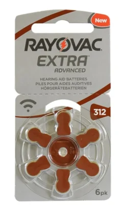 Rayovac 312 Extra Advanced 6 Pezzi
