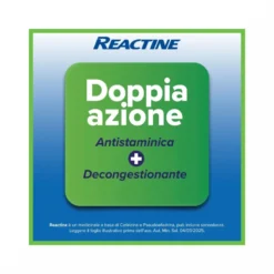 Reactine Allergia 6 Compresse Antistaminico Rinite Allergica e Rinorrea
