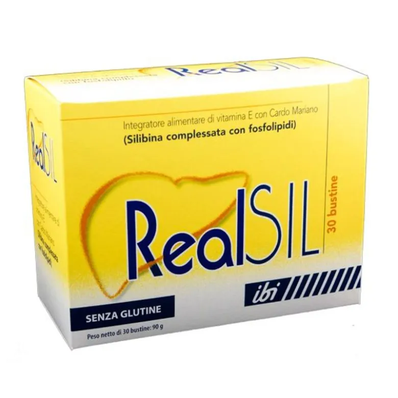 Realsil integratore alimentare utile per l'apparato digerente 30 bustine