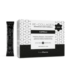 Re-Collagen Advance Hair Integratore per capelli formula Uomo 60 stick pack orosolubili