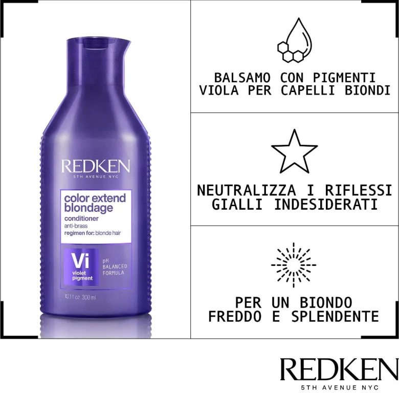 Redken Color Extend Blondage Conditioner per capelli biondi 300ml