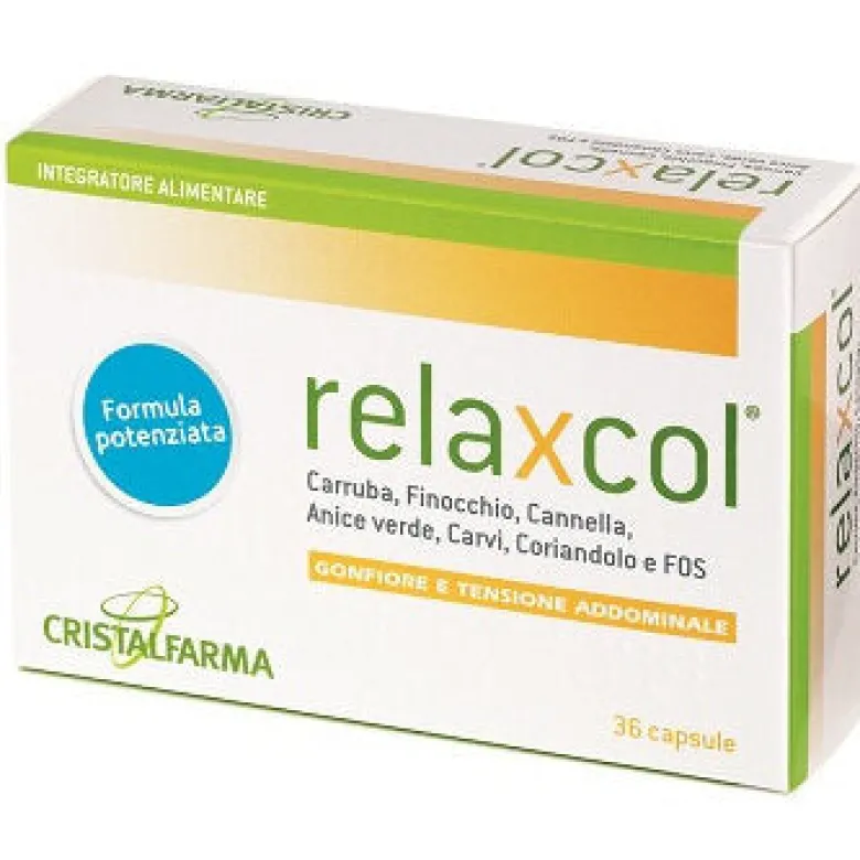 Relaxcol gonfiore e tensione addominale 36 capsule